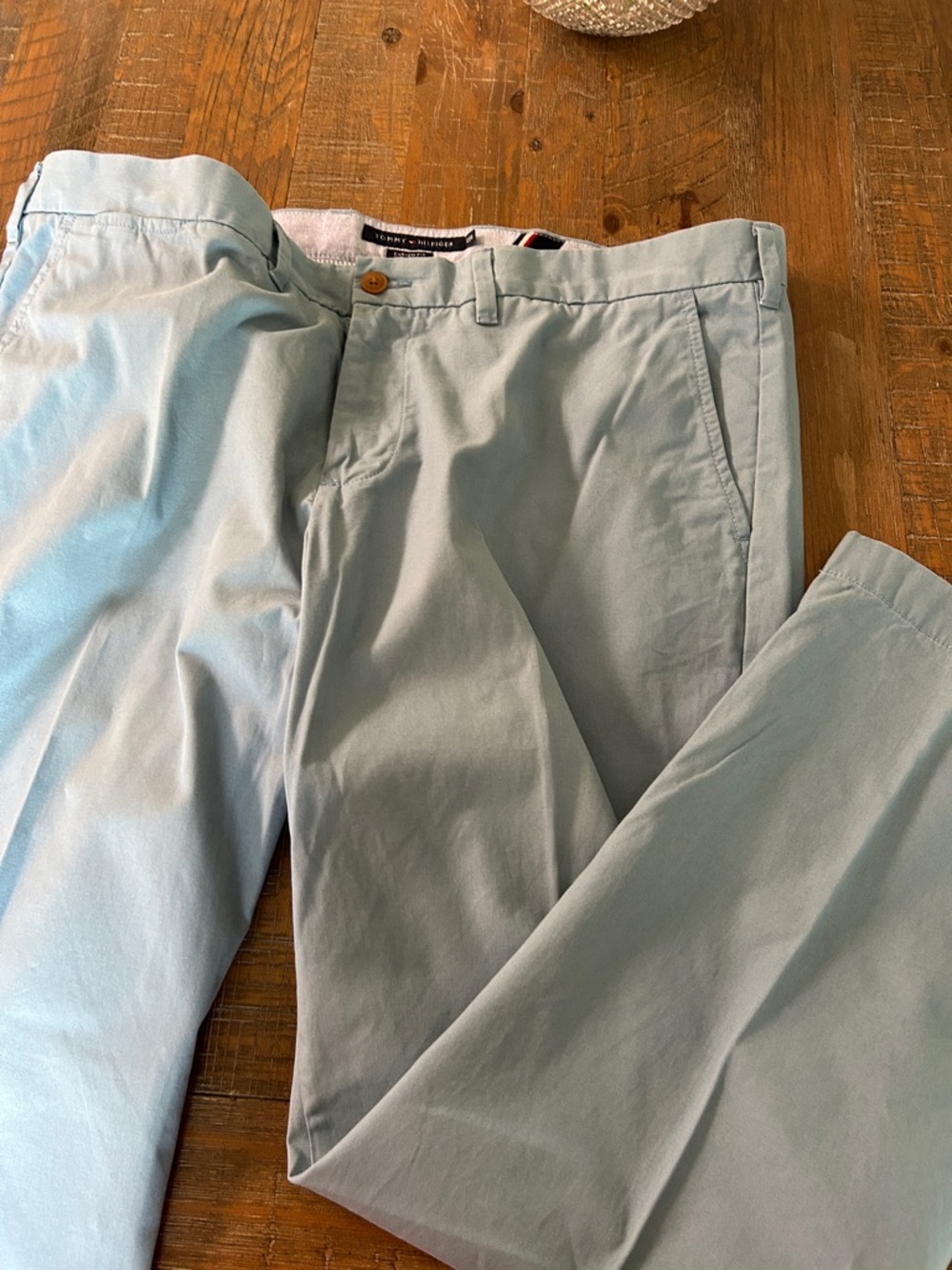 Tommy Hilfiger Men’s Pale Blue Chino Pants